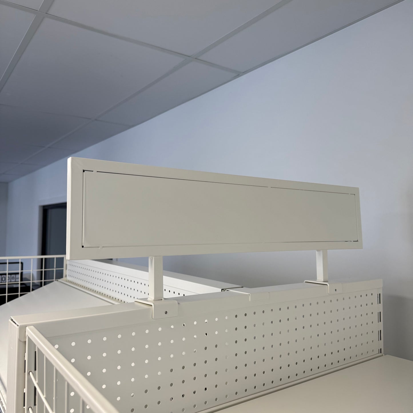 1800Hx1200W White Retail Shelving Double Sided