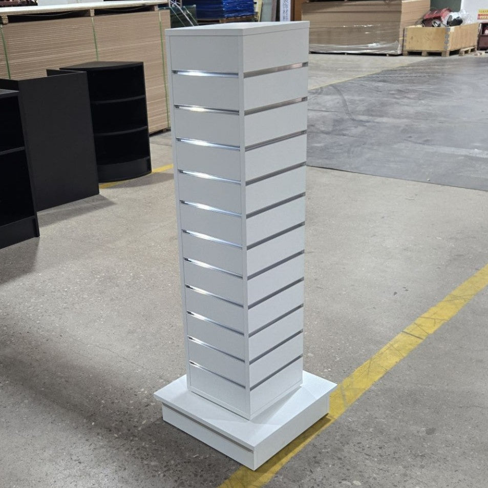 White Slatwall Spinning Gondola